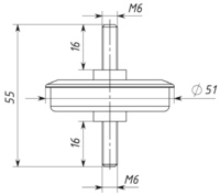 Общий вид, габаритные и присоединительные размеры ограничителей перенапряжений в полимерном корпусе для электрических сетей номинальным напряжением до 1000 В